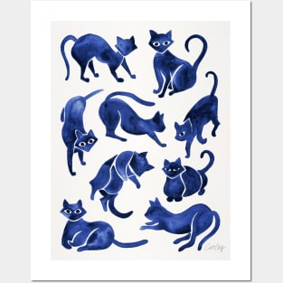 navy cat positions Posters and Art